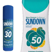 Sunscreen and lip balm