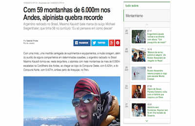 Com  montanhas de