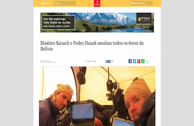 Maximo Kausch e Pedro Hauck escalam todos os  da Bolívia  copy