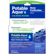 Water purifying tables/drops