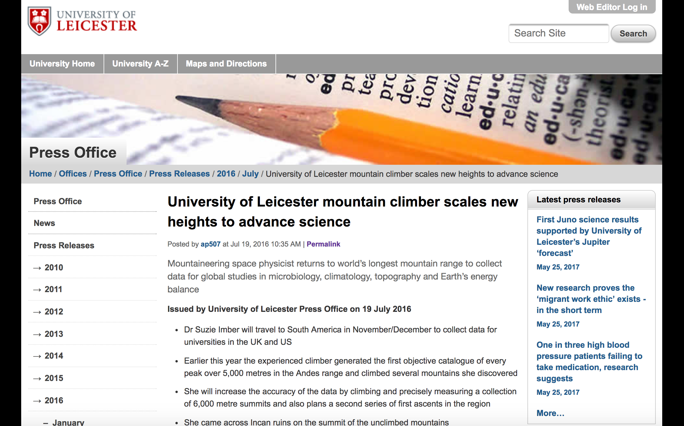 university-of-leicester-mountain-climber-scales-new-heights-to-advance-science