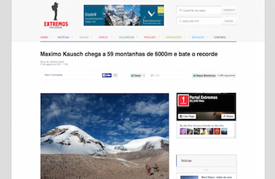 Maximo Kausch chega a  montanhas de m e bate o recorde  copy
