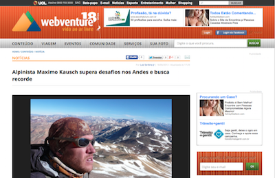 Alpinista Maximo Kausch supera desafios nos Andes e busca recorde Webventure A vida ao ar livre  copy