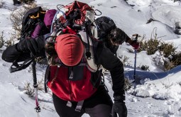 Andy guiding at Huascarán, Peru